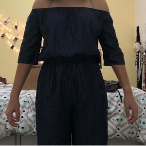 NWT soft denim jumpsuit